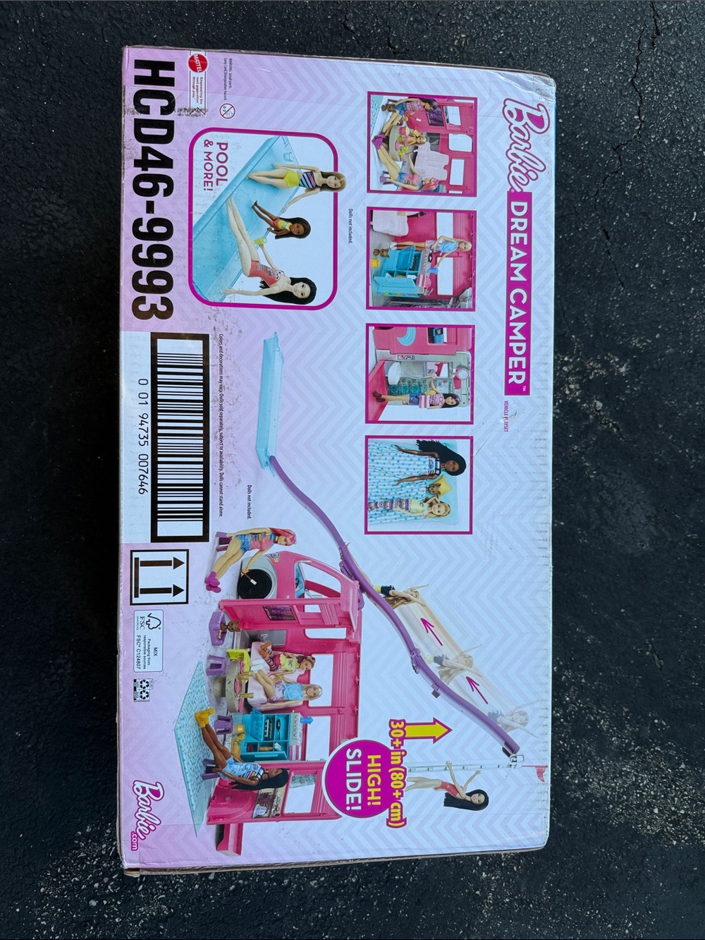 Barbie DreamCamper Playset - Pink, Purple, White